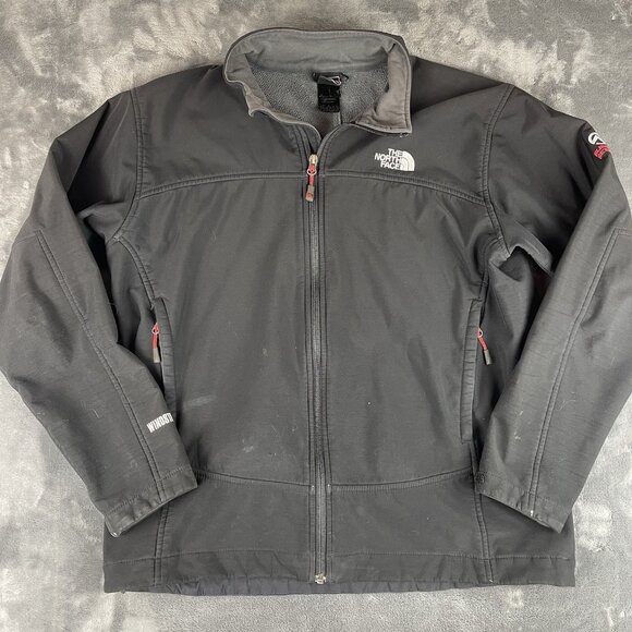 The North Face Summit Series Jacket Men’s Large Black Softshell Windstopper